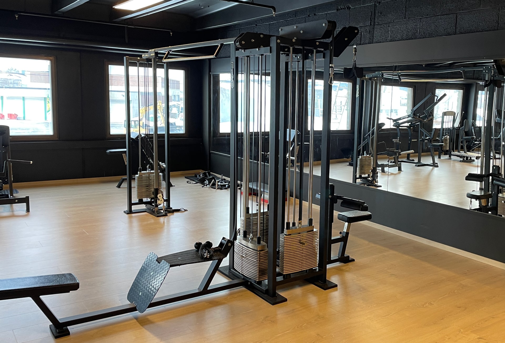 215K Multi Gym/Four Station with Cable Cross - Gymleco Strength