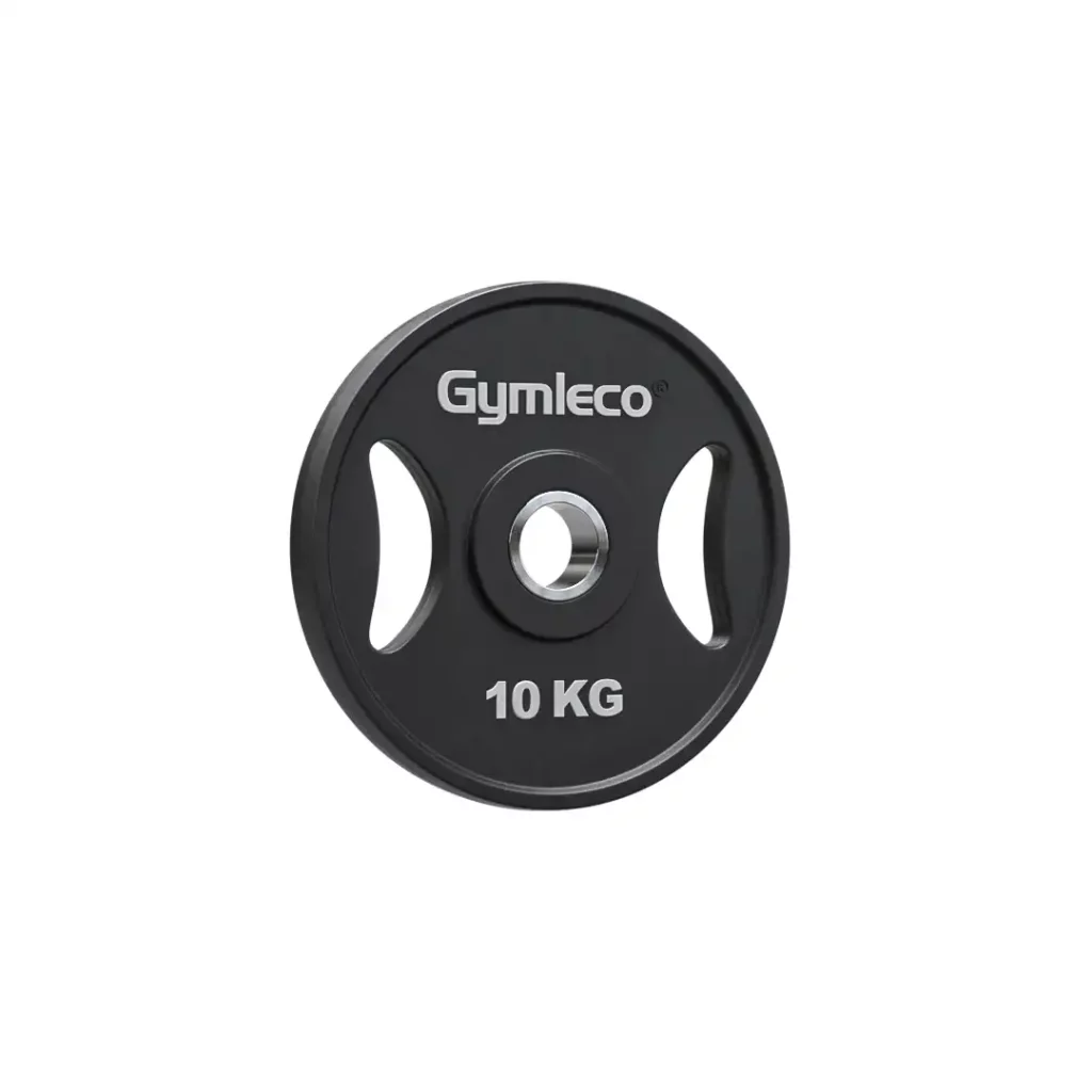 gymleco 10 kg weight plate in polyurethane