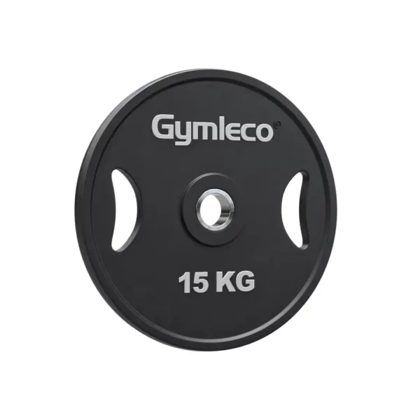 gymleco 15 kg weight plate in polyurethane