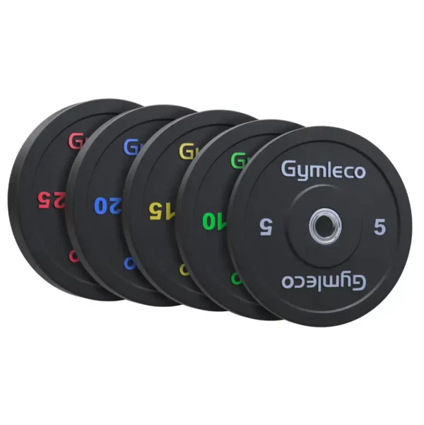 Rubber weights i black from Gymleco