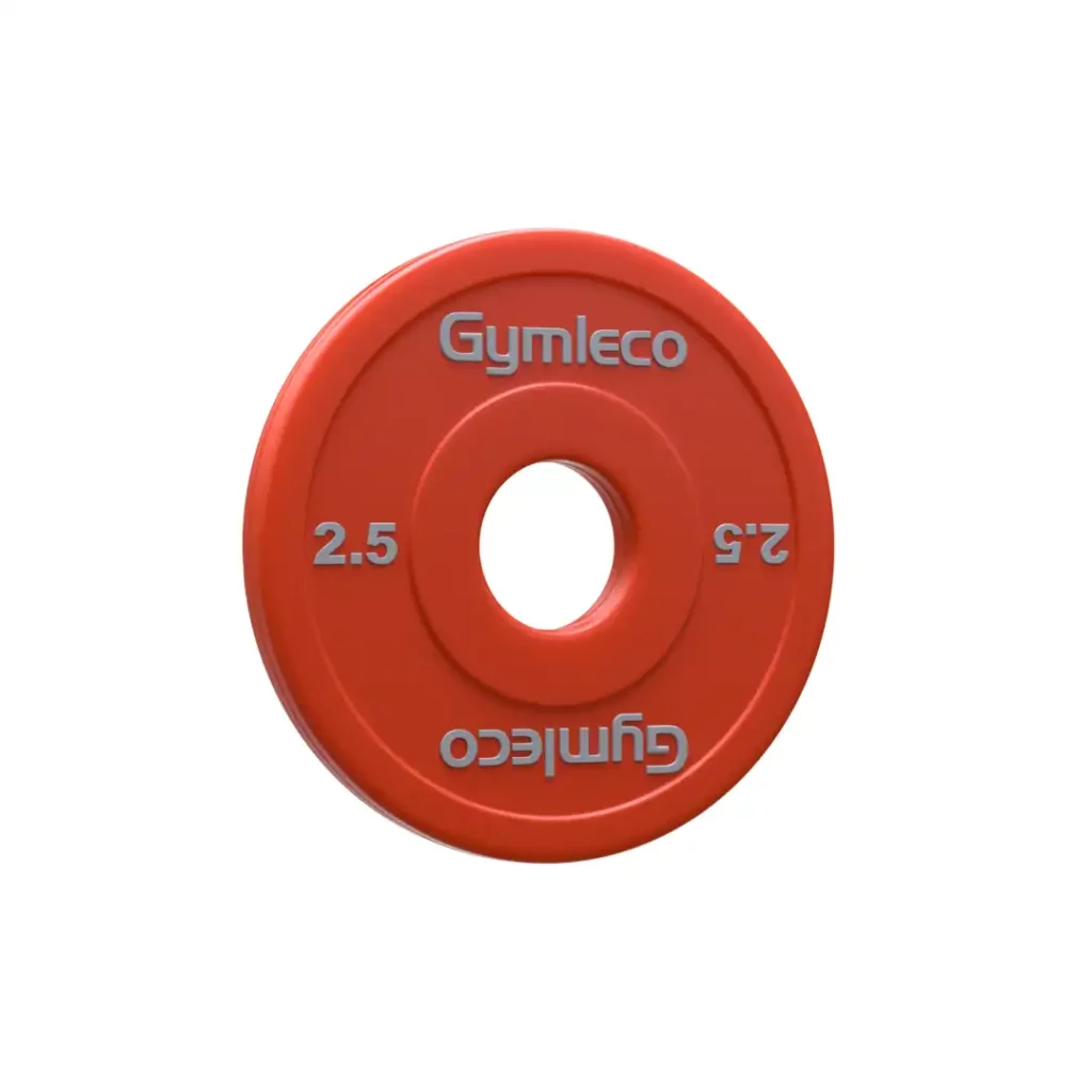 Fractional weight plates from Gymleco in 2,5 kg