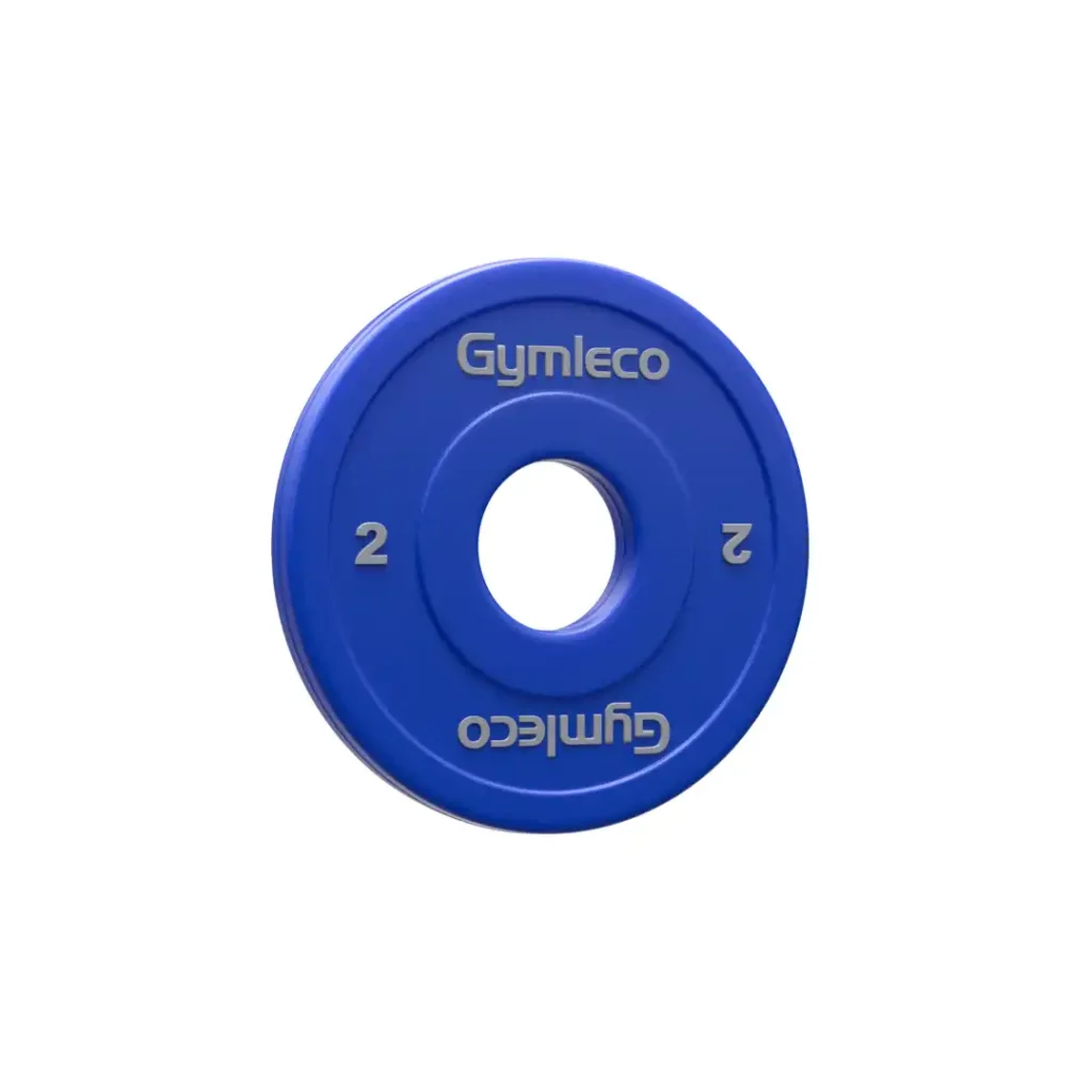 Fractional weight plates from Gymleco in 2 kg