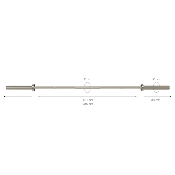 Gymlecos compact barbell with specifications
