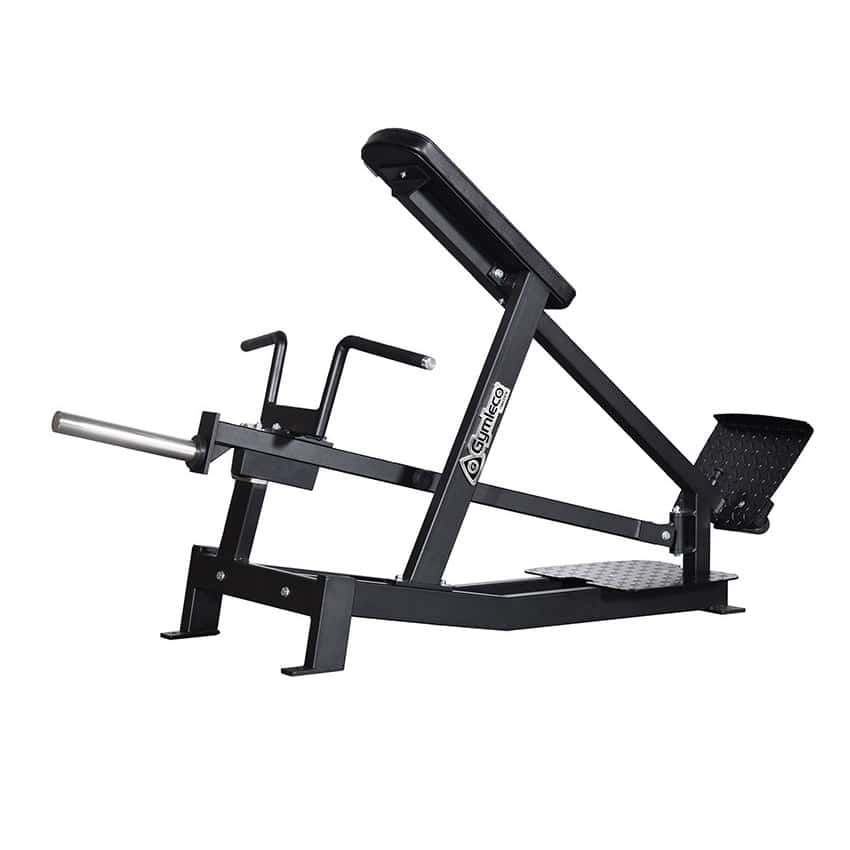 incline t-bar row from gymleco product picture with white background