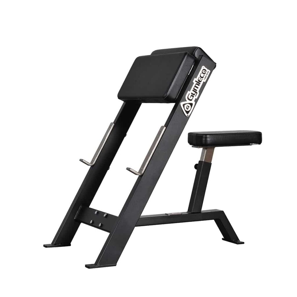 Seated Scott Curl Bench | Gymleco Strength Equipment