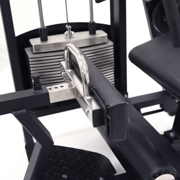 support for legs on gym machine