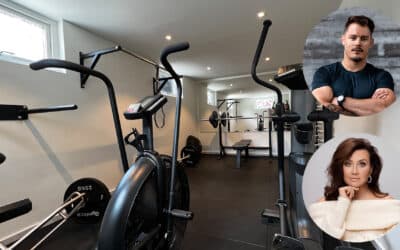 Get inspired by Simon Sköld’s and Camilla Läckberg’s new home gym