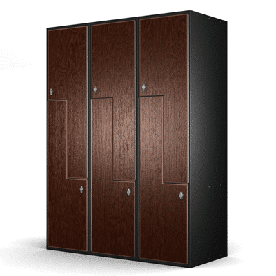 SL6 Gym locker 6 L doors from Gymleco