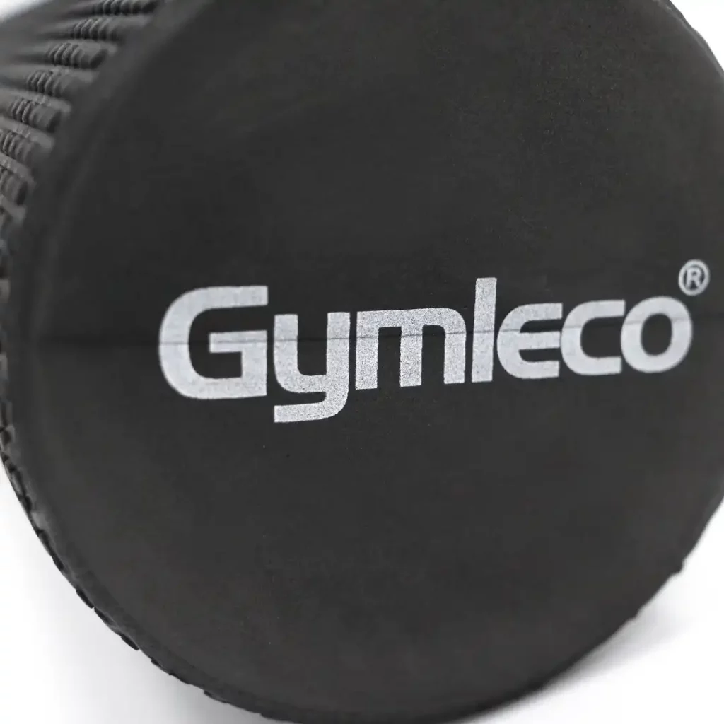 Gymleco logo on black foam roller