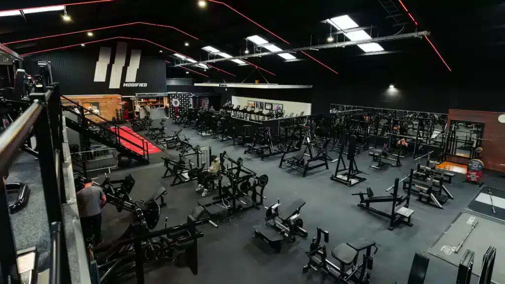 Modified Fitness gym in the UK with Gymleco equipment