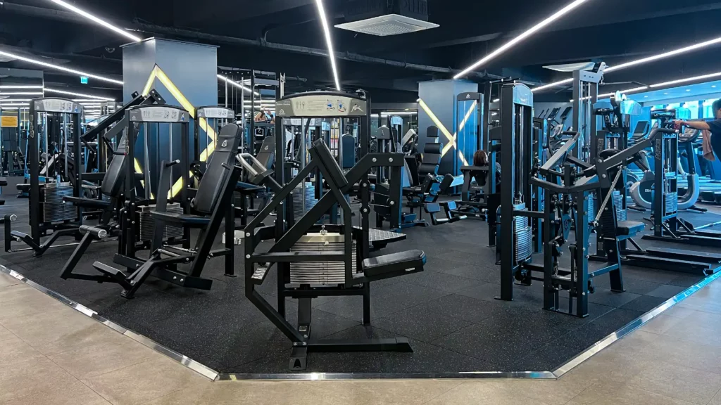 Gym och showroom för Gymleco i Sydkorea