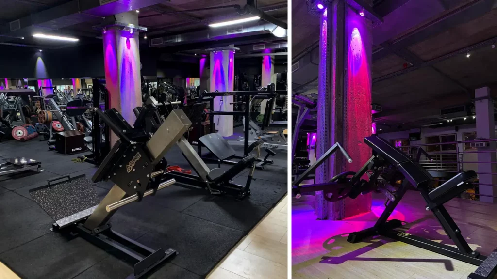 Gymleco gymmaskiner i gym i Rumänien