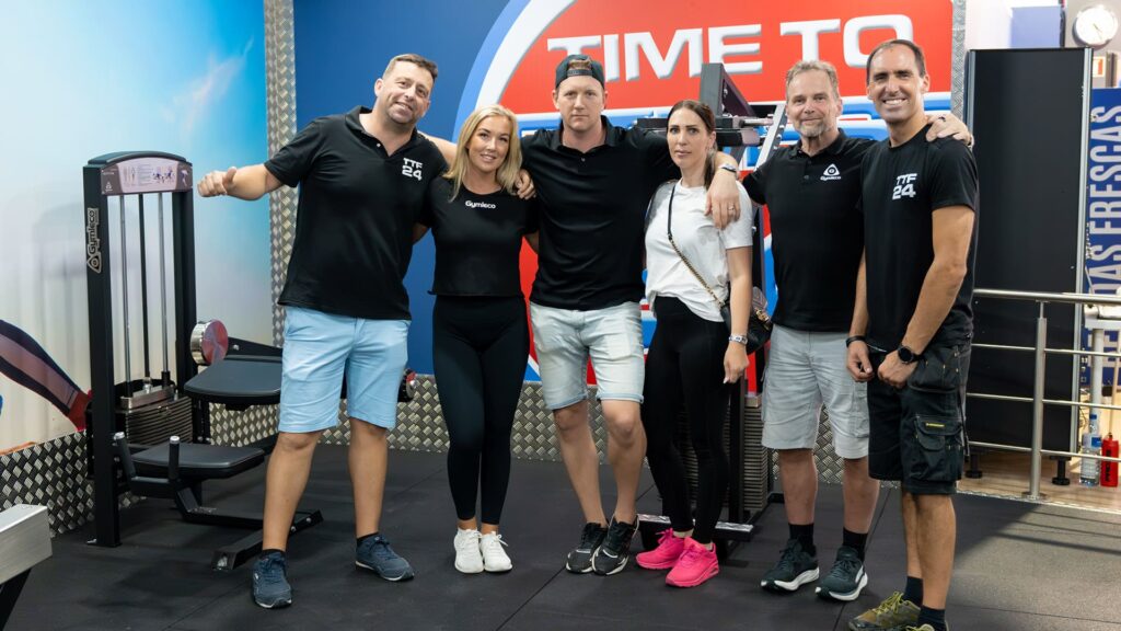 The team at Time to Fitness 24 with the Gymleco team