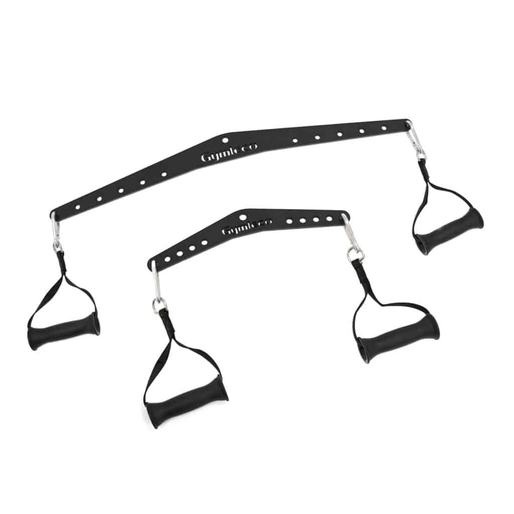 R100 Multi hook handle bar multi draghandtag stång Gymleco 41 cm och 85 cm