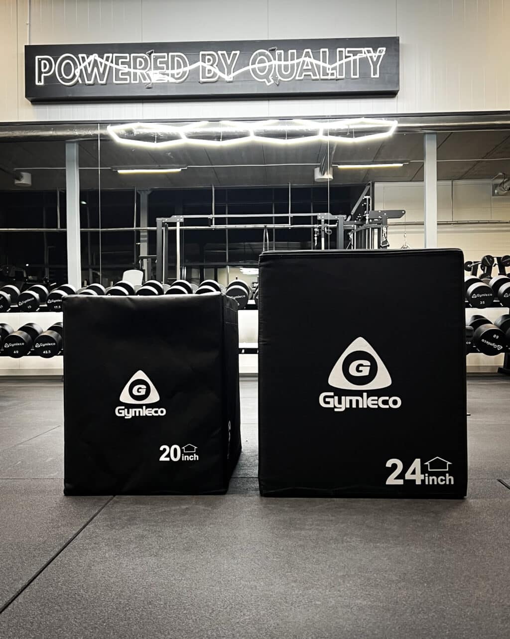 small foam plyo box compared to larger one