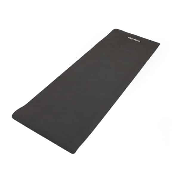 Gymleco's yogamatta svart produktbild med vit bakgrund