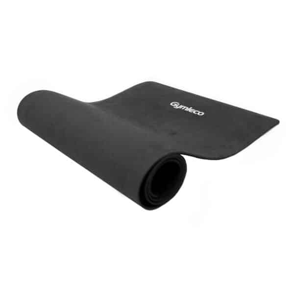 Gymleco's yogamatta svart produktbild med vit bakgrund